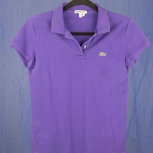 Purple Lacoste Polo